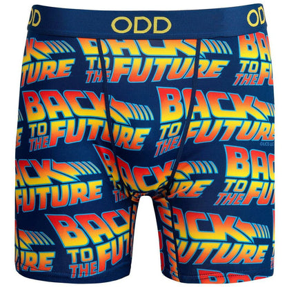 Back to the Future "Going Back" Men's Boxer Briefs Boxer Briefs Odd Sox Blue S (Adult)