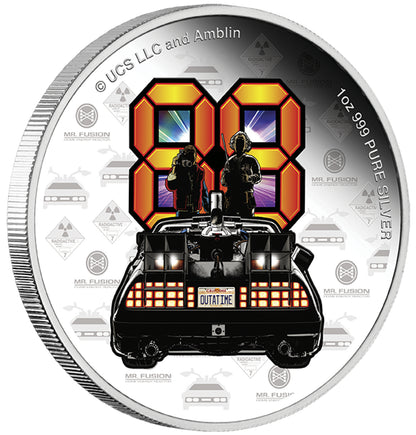 2025 BACK TO THE FUTURE 40th Anniversary 1oz Silver Proof Coin [PRE-ORDER: Expected availability January 2025!] Commemorative Coin The Coin Company