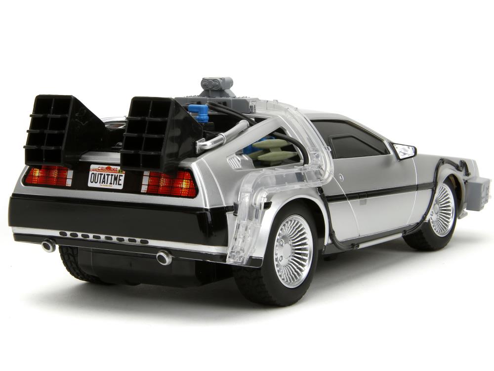 Back to the Future Remote Control 1:16 scale DeLorean Time Machine Remote Control Vehicle Jada Toys