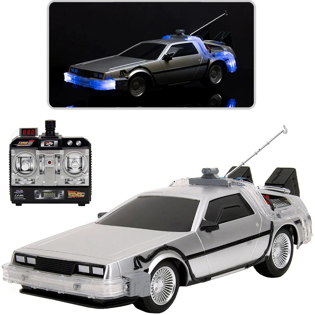 Back to the Future Remote Control 1 16 scale DeLorean Time Machine PRE ORDER Manufacturer delayed US delivery several times. Now CONFIRMED to ship