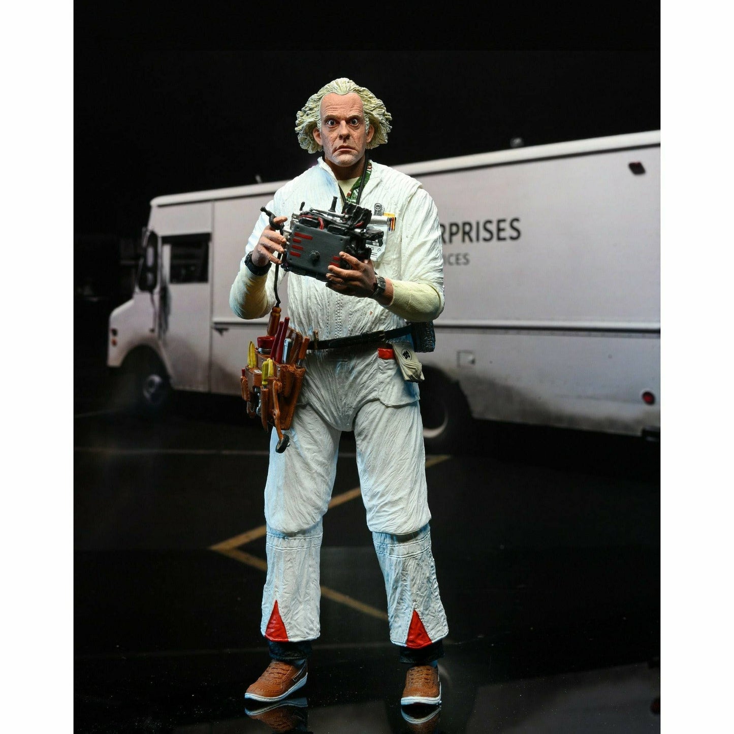 NECA Back to the Future 7" Scale Action Figure - Ultimate Doc Brown (1985 "Hazmat Suit") Action Figure NECA