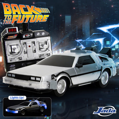 Back to the Future Remote Control 1:16 scale DeLorean Time Machine Remote Control Vehicle Jada Toys