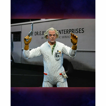 NECA Back to the Future 7" Scale Action Figure - Ultimate Doc Brown (1985 "Hazmat Suit") Action Figure NECA