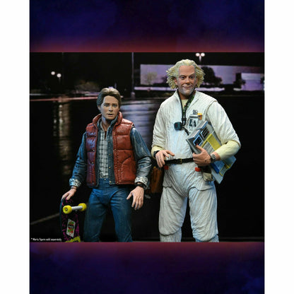 NECA Back to the Future 7" Scale Action Figure - Ultimate Doc Brown (1985 "Hazmat Suit") Action Figure NECA