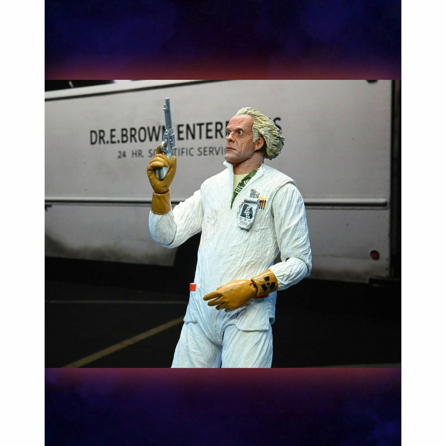 NECA Back to the Future 7" Scale Action Figure - Ultimate Doc Brown (1985 "Hazmat Suit") Action Figure NECA