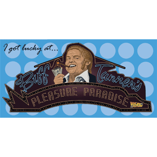 Back to the Future Part II Biff's Pleasure Paradise Beach Towel Towel Factory Entertainment