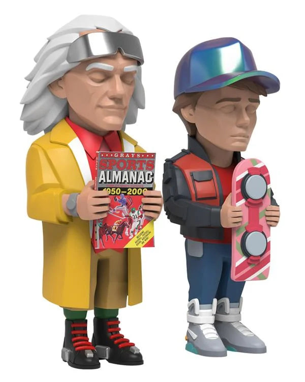 Back to the Future Part II x YARMS Limited Edition Doc Brown & Marty McFly Set Statue Mighty Jaxx