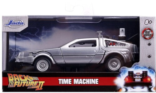 Back to the Future Part II die-cast 1:32 scale "Hollywood Rides" DeLorean Time Machine Die-cast Model Cars Jada Toys