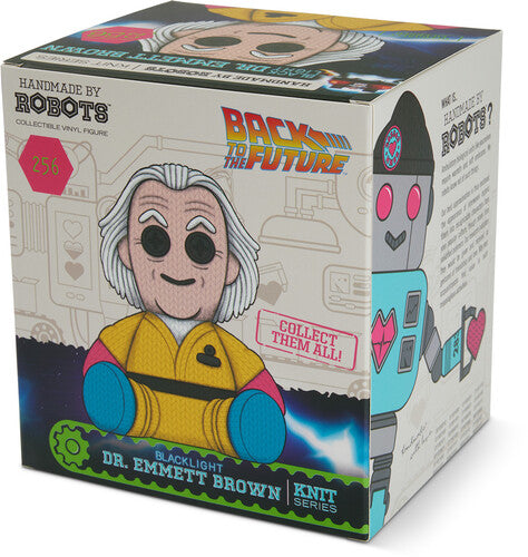 Back to the Future Dr. Emmett Brown Collectible Vinyl Figure (Limited Edition Blacklight)