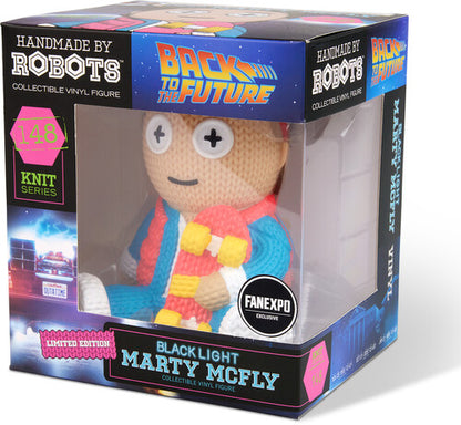 Back to the Future Marty McFly with Skateboard Collectible Vinyl Figure (Limited Edition Blacklight, FanExpo Exclusive) - #148