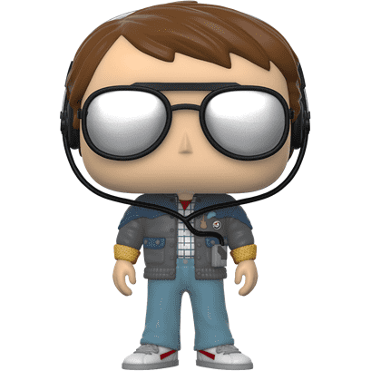 Funko POP! Movies Back to the Future Vinyl Figure - Marty w/glasses Vinyl Toy Funko