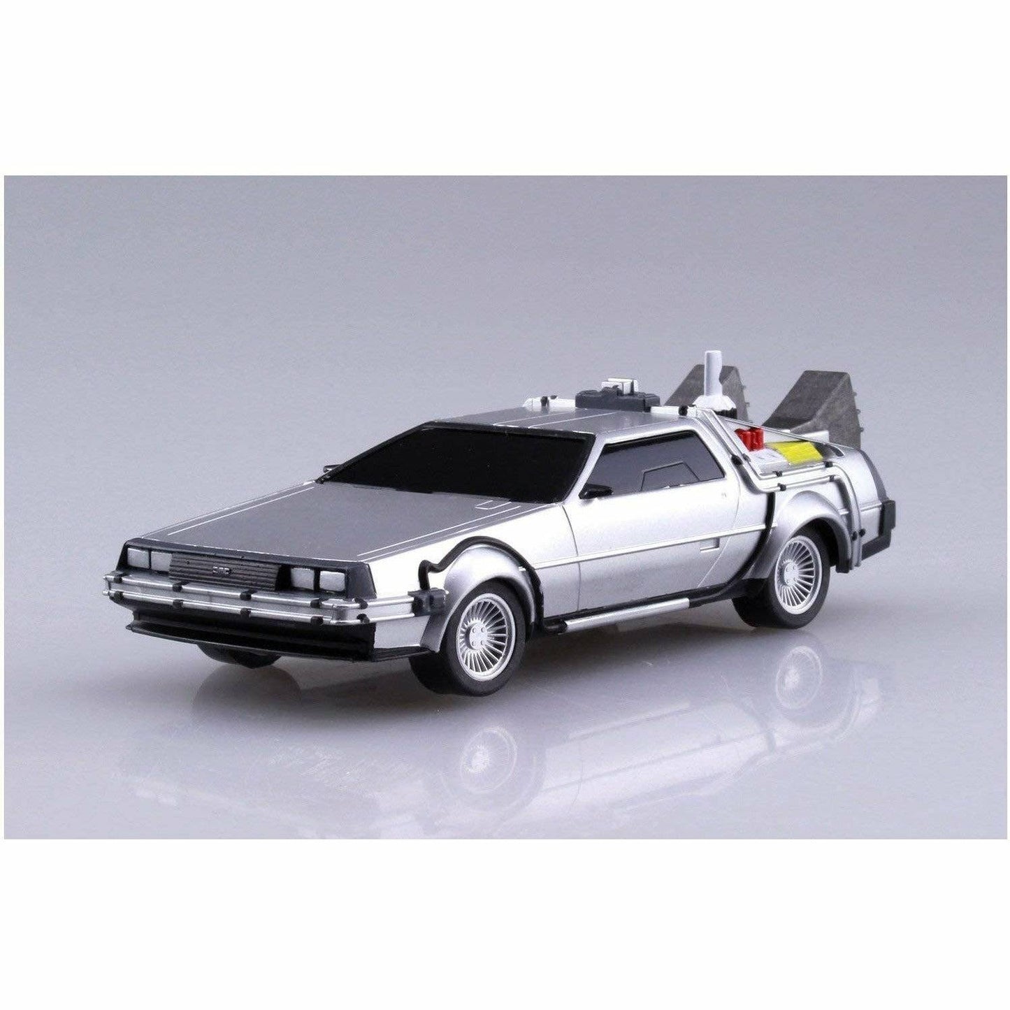 Back to the Future Part II pull-back DeLorean 1:43 scale plastic model kit [PRE-ORDER: Expected Availability January 2025] Model Kit Aoshima