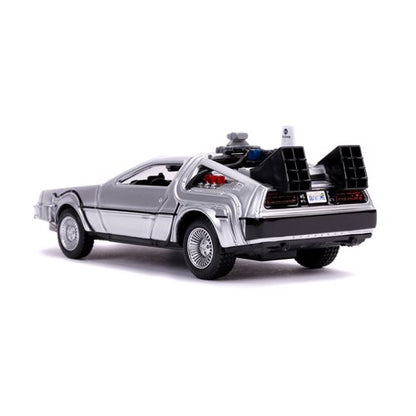 Back to the Future Part II die-cast 1:32 scale "Hollywood Rides" DeLorean Time Machine Die-cast Model Cars Jada Toys