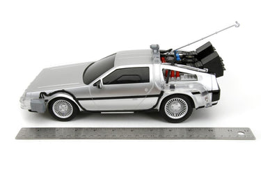 Back to the Future Remote Control 1:16 scale DeLorean Time Machine [PRE-ORDER: Expected Availability September 2024!] Battery Operated Vehicle Jada