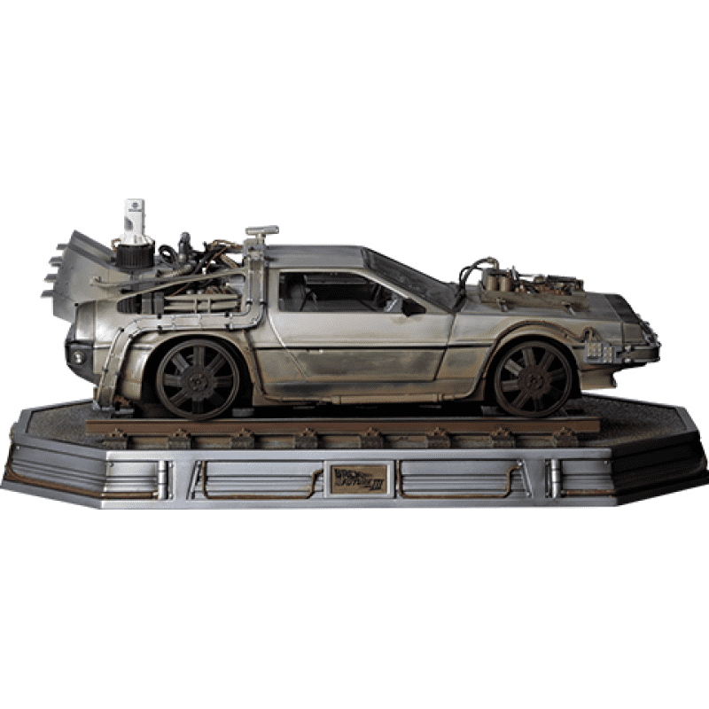 Iron Studios Back to the Future Part III DeLorean 1:10 Scale Statue Statue Iron Studios