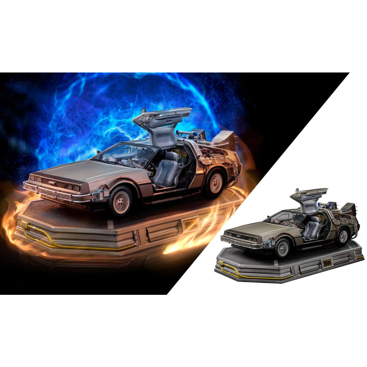 Iron Studios Back to the Future DeLorean 1:10 Scale Statue Statue Iron Studios