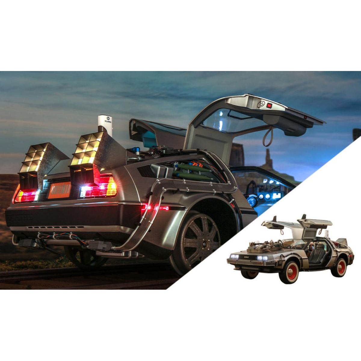 Hot Toys Back to the Future Part III 1:6 scale DeLorean Time Machine Collectible Vehicle Battery Operated Vehicle Hot Toys