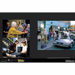 Back to the Future: The Ultimate Visual History Collector's Edition Hardcover book with Sculpted Movie Poster [2018] Hardcover Book Insight Editions