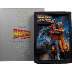 Back to the Future: The Ultimate Visual History Collector's Edition Hardcover book with Sculpted Movie Poster [2018] Hardcover Book Insight Editions