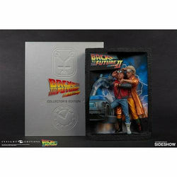 Back to the Future: The Ultimate Visual History Collector's Edition Hardcover book with Sculpted Movie Poster [2018] Hardcover Book Insight Editions