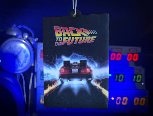 Back to the Future "BTTF Poster" air freshener (vanilla-scented) Air Freshener Odd Sox