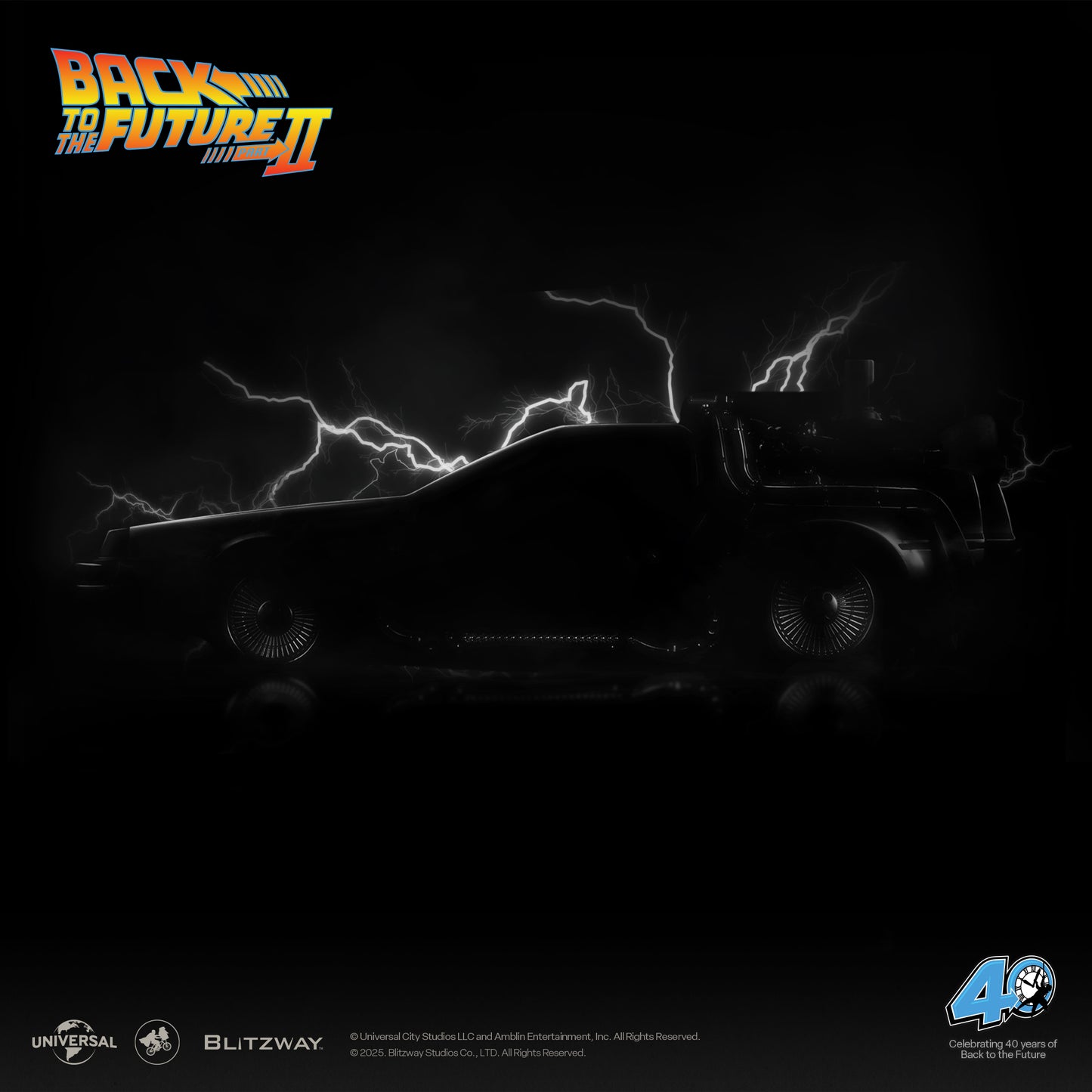 BLITZWAY Back to the Future Part II 1:6 scale DeLorean Time Machine [PRE-ORDER Deadline: April 19, 2025 / Expected Availability Q4 2025]