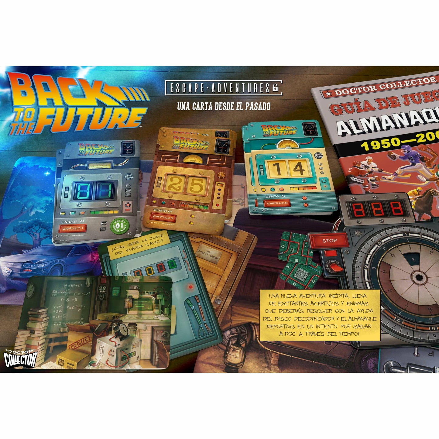 Back to the Future: A Letter From the Past strategy game [Spanish Edition] Board Game Doctor Collector