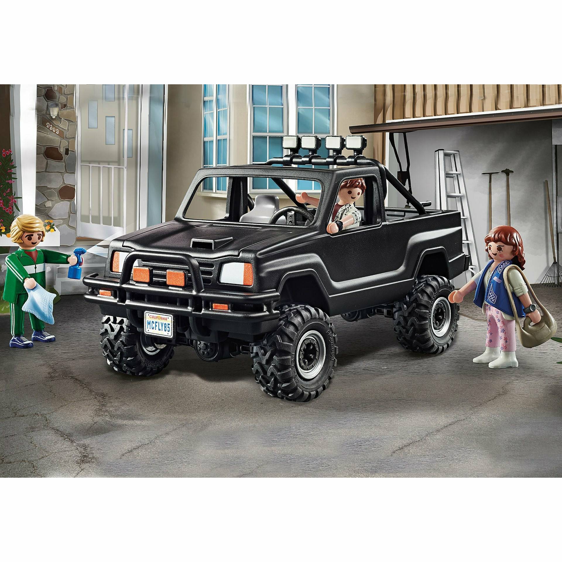 Playmobil Back to the Future 35-piece 1985 Marty's Pickup Truck playset Vinyl Toy Playmobil