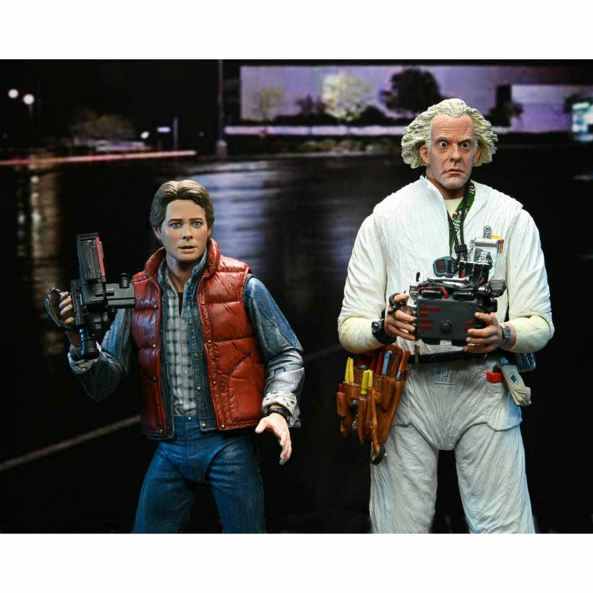 NECA Back to the Future 7" Scale Action Figure - Ultimate Doc Brown (1985 "Hazmat Suit") Action Figure NECA