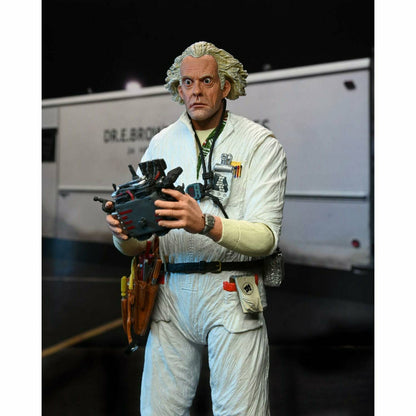 NECA Back to the Future 7" Scale Action Figure - Ultimate Doc Brown (1985 "Hazmat Suit") Action Figure NECA