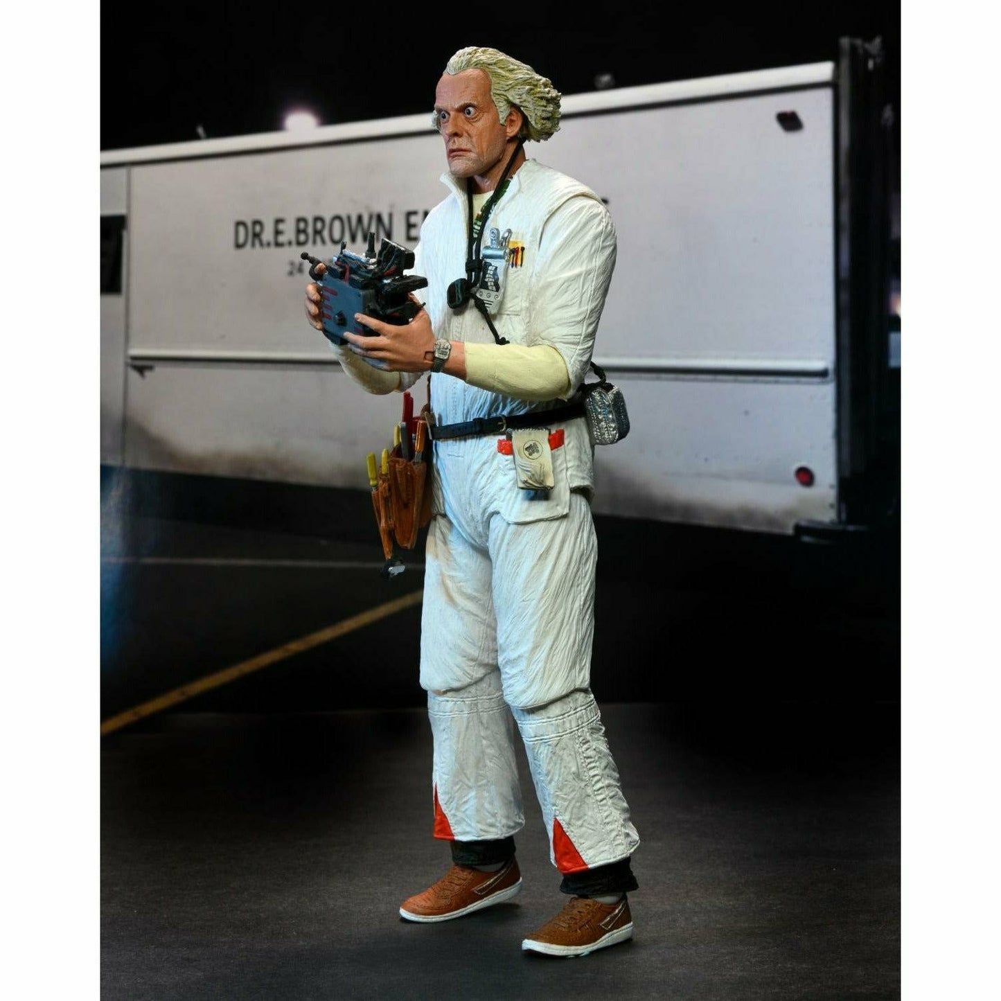 NECA Back to the Future 7" Scale Action Figure - Ultimate Doc Brown (1985 "Hazmat Suit") Action Figure NECA