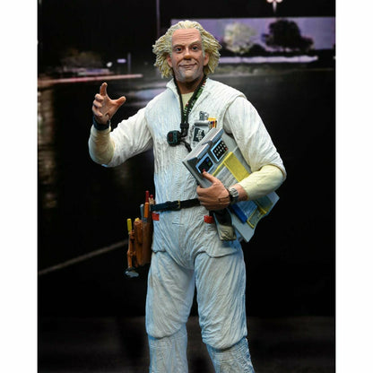 NECA Back to the Future 7" Scale Action Figure - Ultimate Doc Brown (1985 "Hazmat Suit") Action Figure NECA