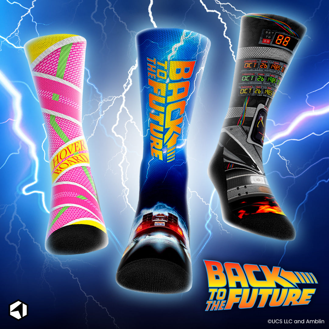 Back to the Future "Outatime 2.0" Unisex Socks Socks Rock 'Em