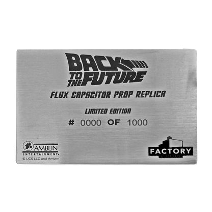 Back to the Future 1:1 scale Flux Capacitor Prop Replica [PRE-ORDER: SHIPS DIRECTLY FROM MANUFACTURER WITHIN TWO WEEKS] Prop Replica Factory Entertainment