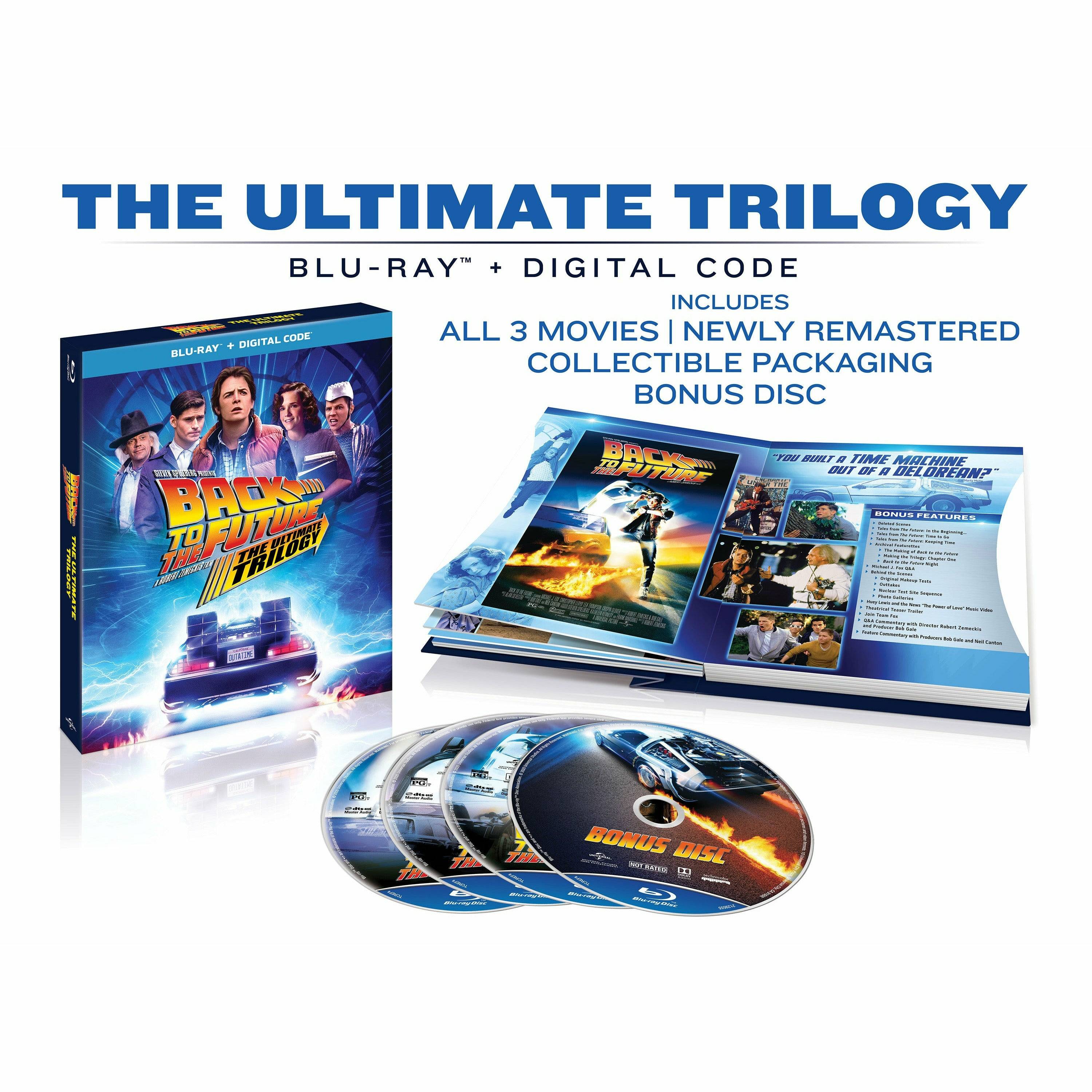 Back To The Future Trilogy outlet (4K+Blu-ray)