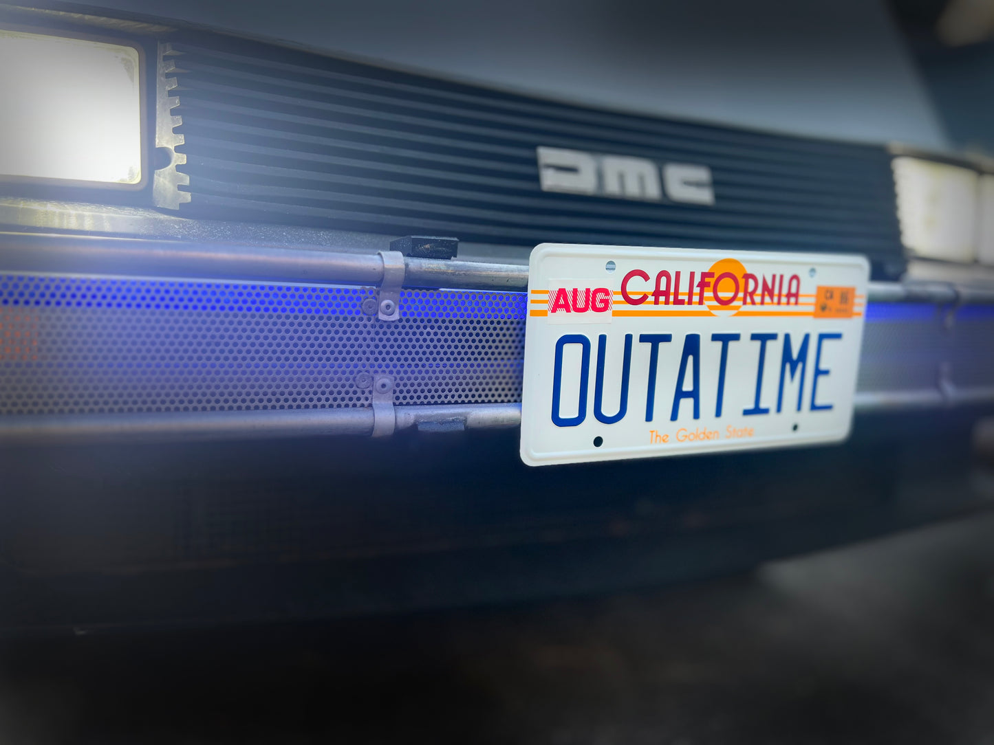 Back to the Future OUTATIME License Plate Replica Prop Replica Doctor Collector