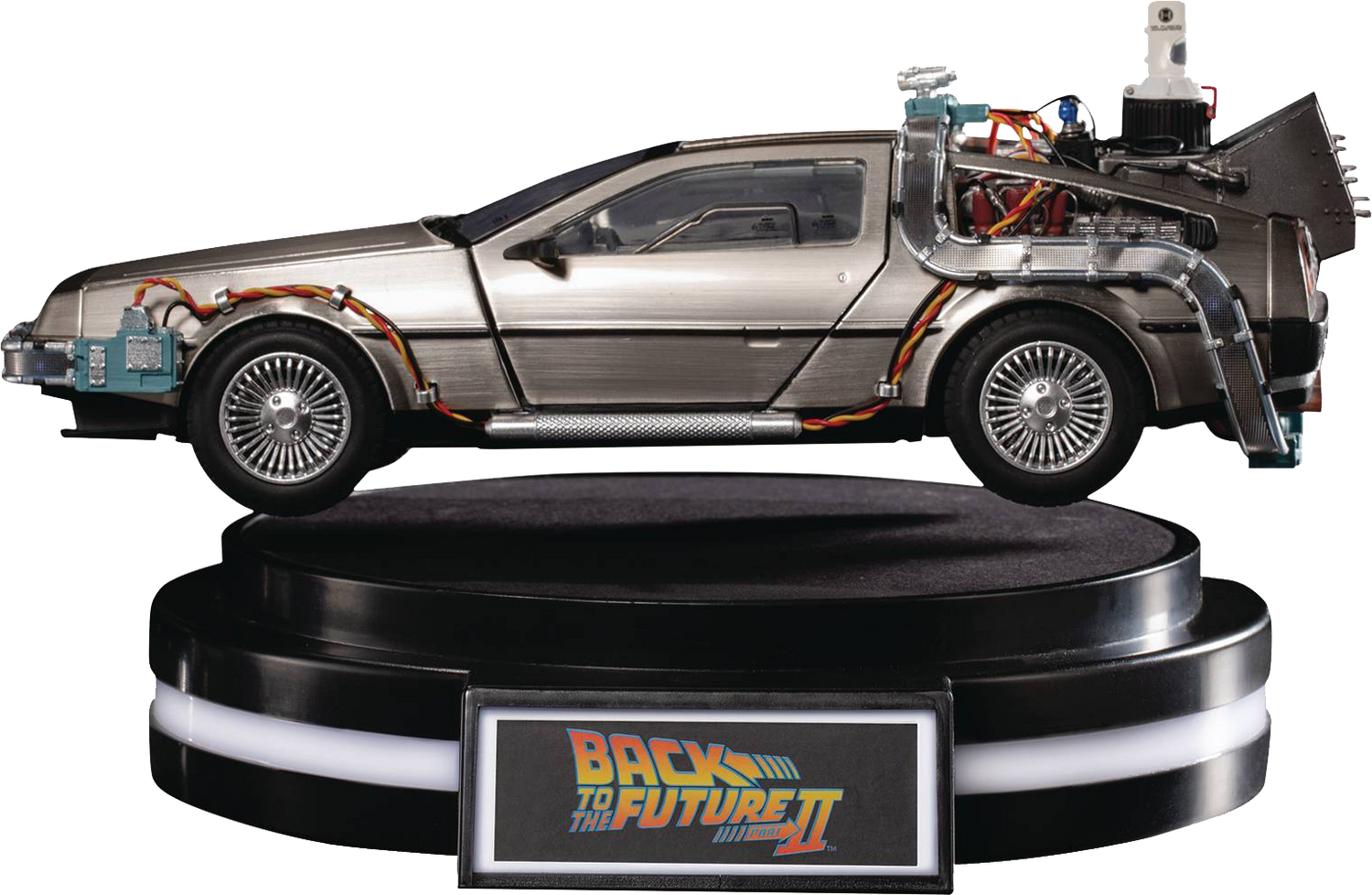 Back to the Future Part II Floating DeLorean Time Machine [DECEMBER 2024 SHIPMENT IS PRE-SOLD OUT! Now accepting Pre-Orders for additional shipment in February 2025!] Desk Toy Beast Kingdom