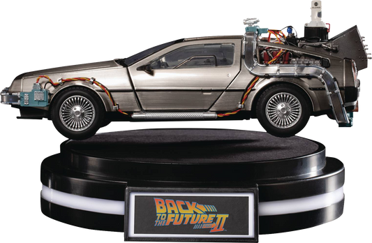 Back to the Future Part II Floating DeLorean Time Machine [DECEMBER 2024 SHIPMENT IS PRE-SOLD OUT! Now accepting Pre-Orders for additional shipment in February 2025!]