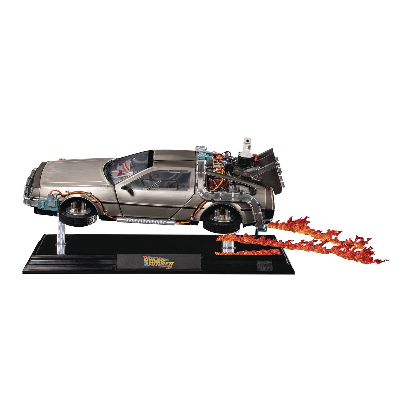 Back to the Future Part II Floating DeLorean Time Machine - Deluxe Edition Desk Toy Beast Kingdom