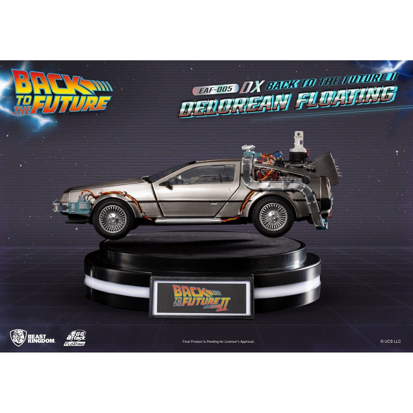 Back to the Future Part II - Egg Attack Floating - Floating DeLorean ( -  Spec Fiction Shop