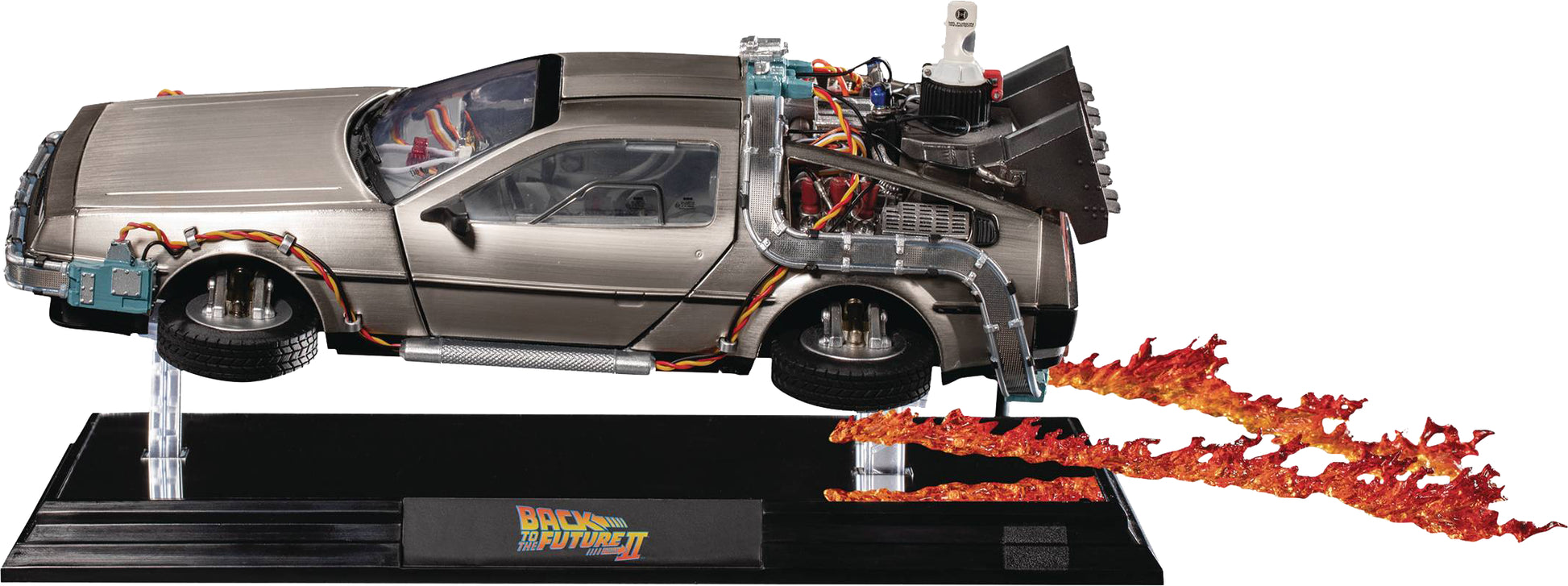 Desk Toy - Back To The Future Part II Floating DeLorean Time Machine (Deluxe Edition) [PRE-ORDER: Expected Availability In Late February 2025!]