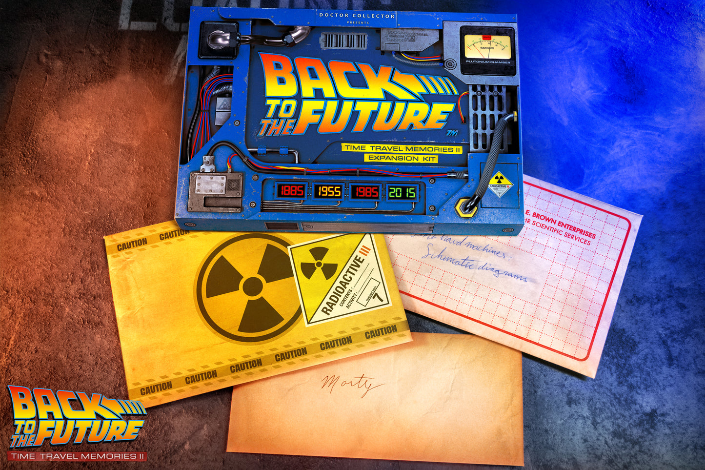 Back to the Future Time Travel Memories II Expansion Kit Standard Edition prop replicas Prop Replica Doctor Collector