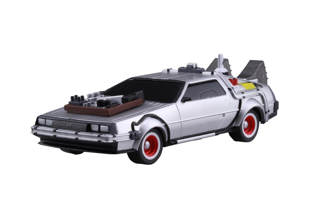 Back to the Future Part III pull-back DeLorean 1:43 scale plastic model kit [PRE-ORDER: Expected Availability January 2025] Model Kit Aoshima