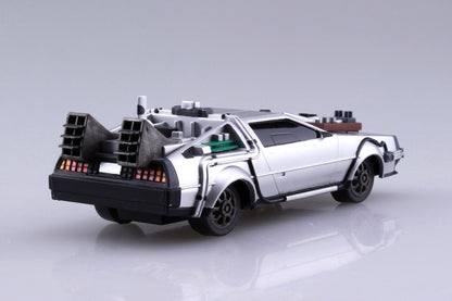 Back to the Future Part III pull-back DeLorean 1:43 scale plastic model kit [PRE-ORDER: Expected Availability January 2025] Model Kit Aoshima