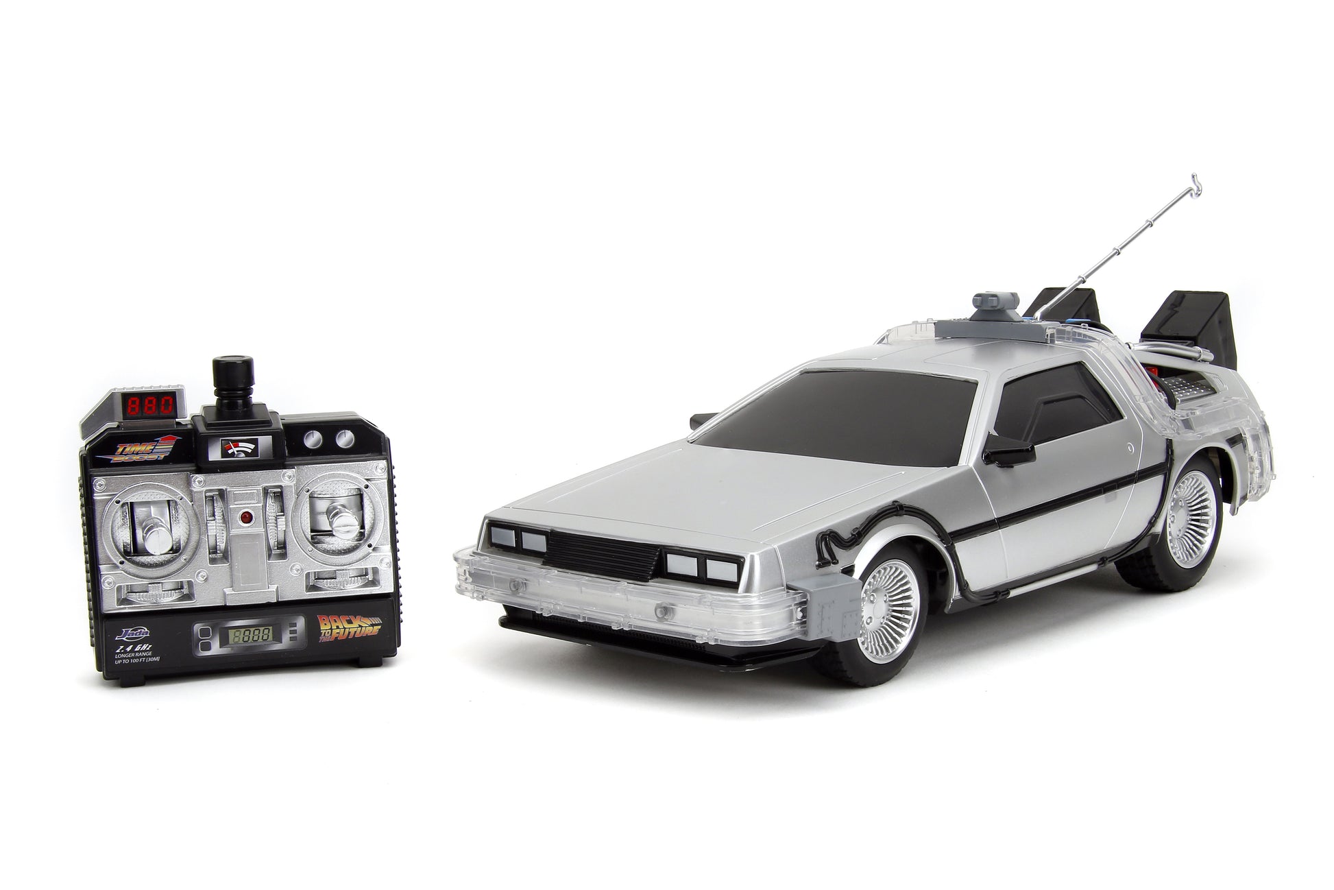 Back to the Future Remote Control 1:16 scale DeLorean Time Machine Remote Control Vehicle Jada Toys