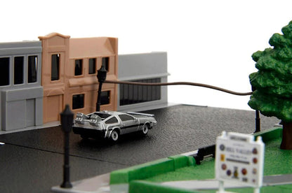 Back to the Future Courthouse die-cast Nano-scene w/ vehicles [PRE-ORDER: Expected Availability May 2025!] Die-cast Model Cars Jada Toys