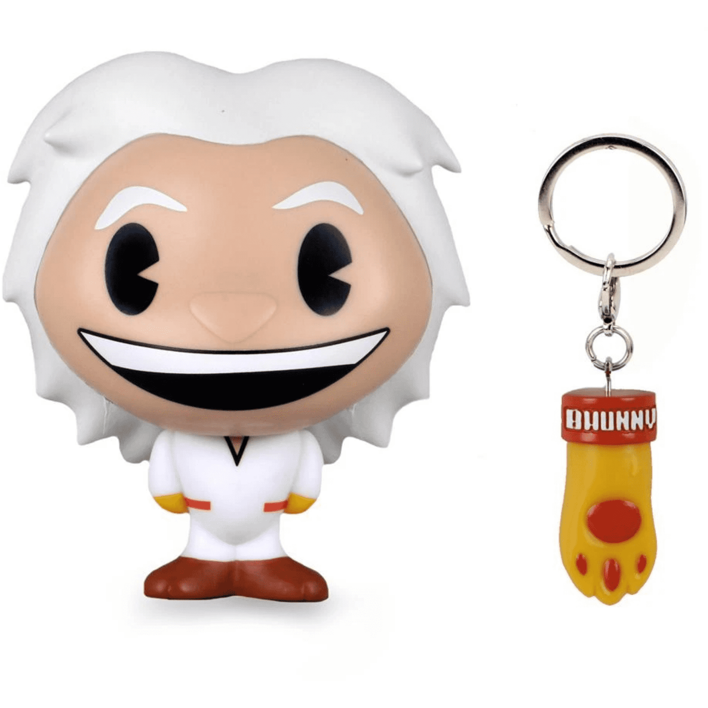 Back to the Future 4" Bhunny Stylized Vinyl Figure by Kidrobot - Doc Brown Vinyl Toy Kidrobot