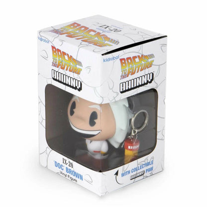 Back to the Future 4" Bhunny Stylized Vinyl Figure by Kidrobot - Doc Brown Vinyl Toy Kidrobot