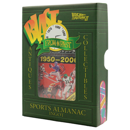 Back to the Future Part II Limited Edition Sports Almanac Ingot Commemorative Ingot Fanattik