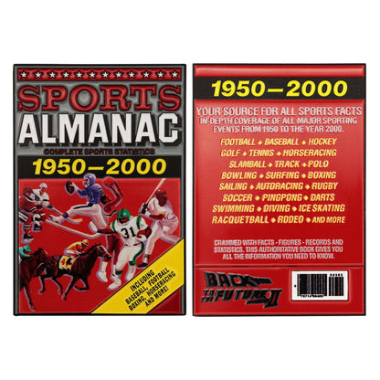 Back to the Future Part II Limited Edition Sports Almanac Ingot Commemorative Ingot Fanattik